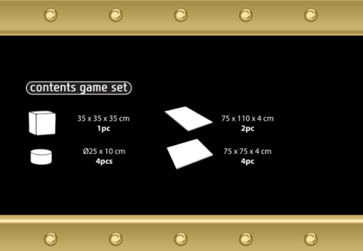 Zawartość zestawu do zabawy Softplay w tematyce Pirat - Świat Morski do kupienia w JB