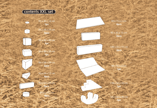 Zamów zawartość zestawu Softplay XXL w temacie Farma od JB Inflatables w Meppel