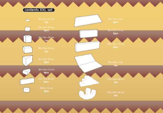 Zamów zawartość zestawu Softplay XXL w temacie Dżungla - Dino od JB Inflatables w Meppel