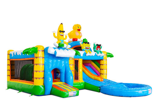 Bok Multiplay Dubbelslide z basenem w motywie imprezy letniej