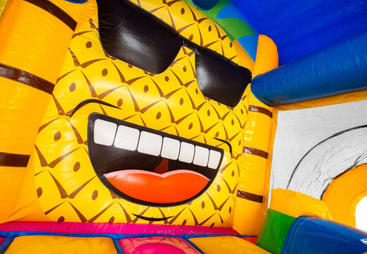 Duży ananas w zamku dmuchanym bouncy box Hawaii na sprzedaż w JB Inflatables